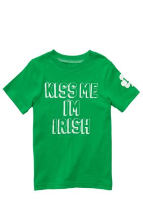Carter's&reg; “Kiss Me I'm Irish” Tee Toddler Boys