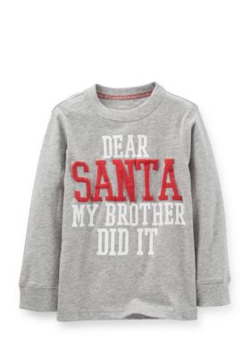 carters santa shirt
