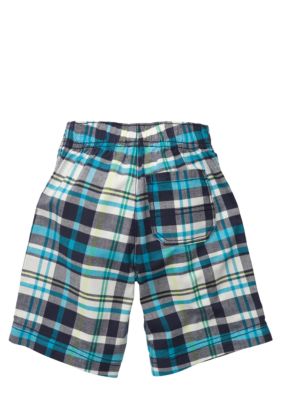 Carter's Blue Plaid Shorts Toddler Boy