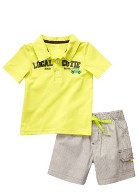 Carter's Polo and Short Set Toddler Boy