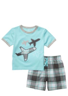 Carter's Plane Short Set Toddler Boy