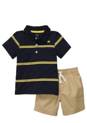 Carter's Polo And Short Set Toddler Boys