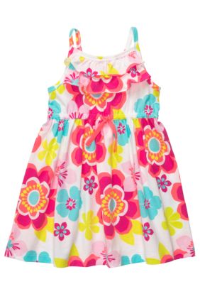 Carter's Floral Print Dress Toddler Girls