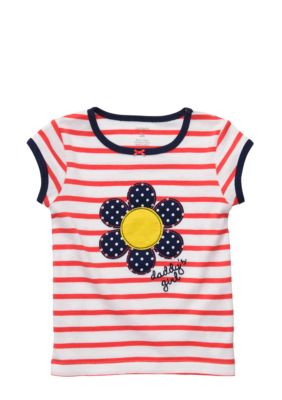 Carter's Stripe Flower Tee Toddler Girl