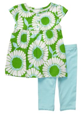Carter's Big Daisy Capri Set Toddler Girl