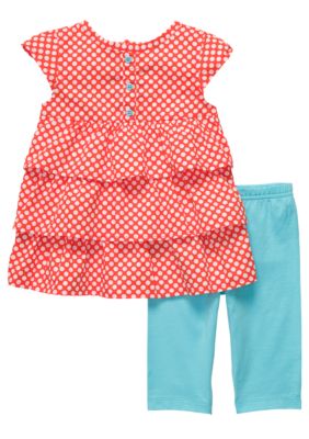 Carter's Dot Stripe Capri Set Toddler Girl