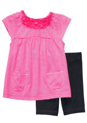 Carter's Pink Stripe Set Toddler Girls