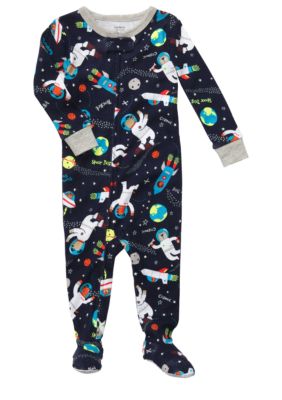 Carter's Space Print Footed Pajama