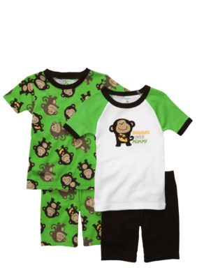 Carter's 4-Piece Bananas Pajama Set