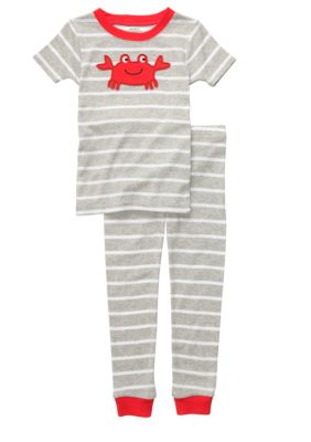 Carter's Crabby Striped PJ Set
