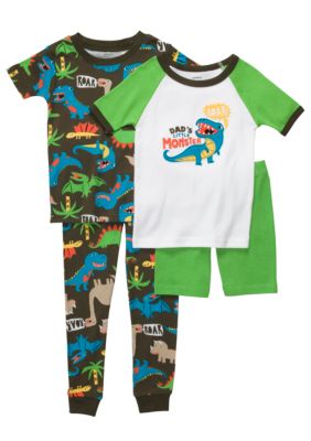 Carter's Carter's Dad's Little Monster 4-Piece Pajama Set