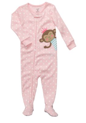 Carter's Monkey Dot Footed Pajama