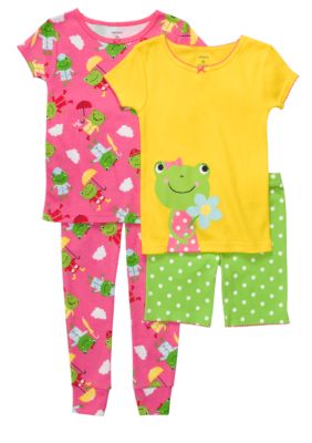 Carter's 4-Piece Froggie Theme PJ Set