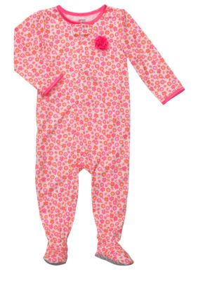 Carter's All Over Floral Footed Pajama