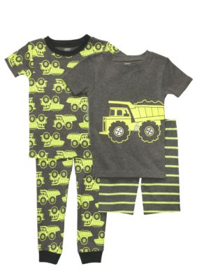 Carter's 4-Piece Construction PJ Set Toddler Boys