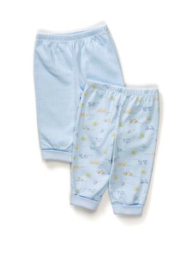 Nursery Rhyme&reg; 2 Pack Farm Animal Pant Set - Newborn