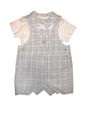 Nursery Rhyme&reg; Plaid Shortall - Newborn