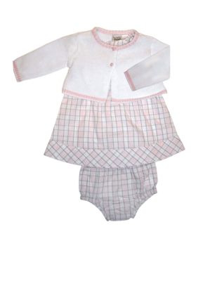 Nursery Rhyme&reg; Plaid Dress Set - Newborn