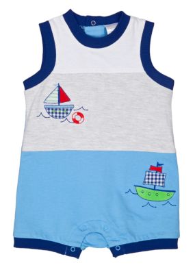 Nursery Rhyme Boat Sunsuit