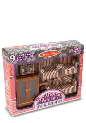Melissa & Doug Doll House Living Room Set