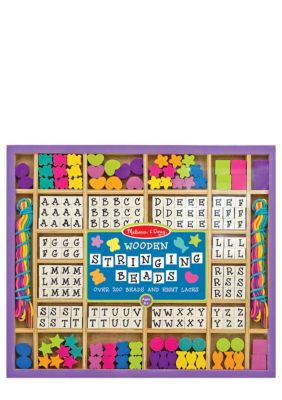 Melissa & Doug Wooden Letter Beads