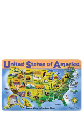 Melissa & Doug 45-Piece U.S.A Puzzle Map