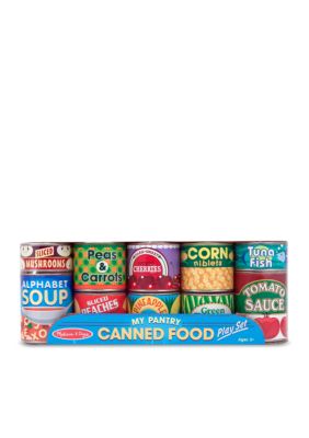 Melissa & Doug Let's Play House! Grocery Cans