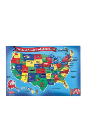 Melissa & Doug United States Map Floor Puzzle - Online Only