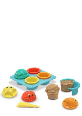 Melissa & Doug Seaside Sidekicks Sand Cupcake Set