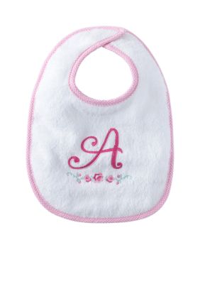 Nursery Rhyme Girl Initial A Bib