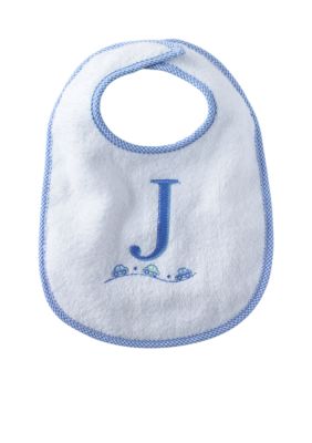Nursery Rhyme Boy Initital J Bib
