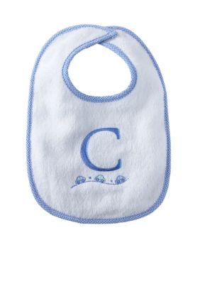 Nursery Rhyme Boy Initial C Bib