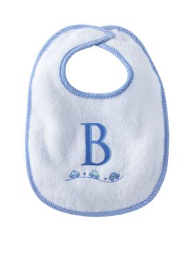 Nursery Rhyme Boy Initial B Bib
