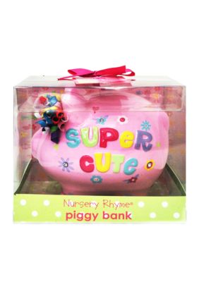Nursery Rhyme Super Cute Ceramic Piggy Bank