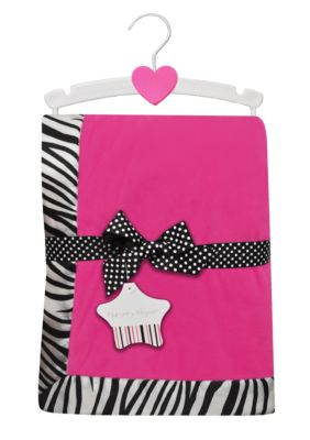 Nursery Rhyme Zebra Blanket