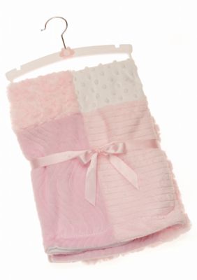 Nursery Rhyme Pink Patchwork Blanket