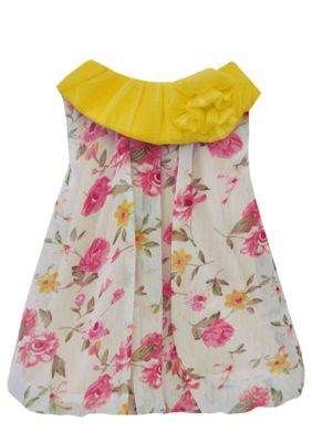 Nursery Rhyme Floral Bubble Dress