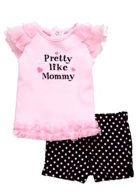 Nursery Rhyme Pretty Like Mommy Short Set