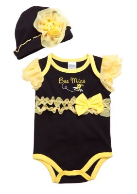Nursery Rhyme Bee Mine Creeper Hat Set