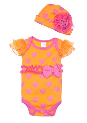 Nursery Rhyme Heart Print Bodysuit