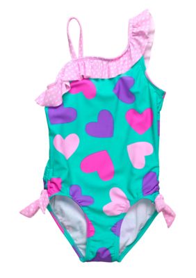 Beach Native Led by Love Swim Suit Toddler Girls