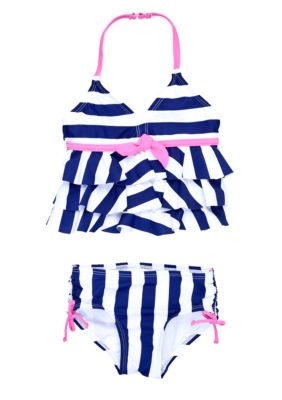 Beach Native Bluto Stripes 2-piece Swimsuit Toddler Girls