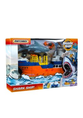 Mattel MATCHBOX MEGA RIG Shark Ship! Adventure Set - Online Only