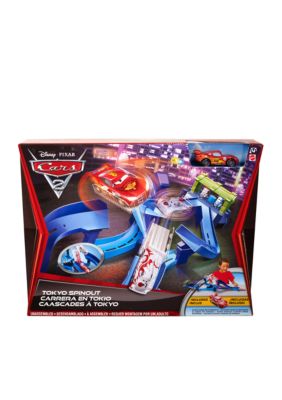 Mattel Cars 2 Tokyo Spin Out Track Set - Online Only