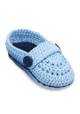 Nursery Rhyme Crochet Button Bootie