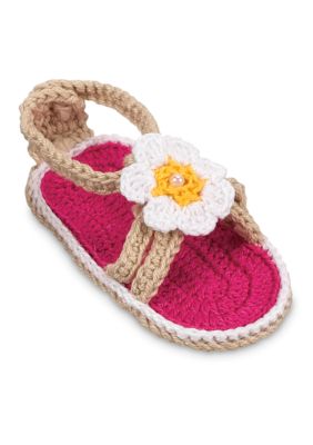 Nursery Rhyme&reg; Strappy Flower Sandal