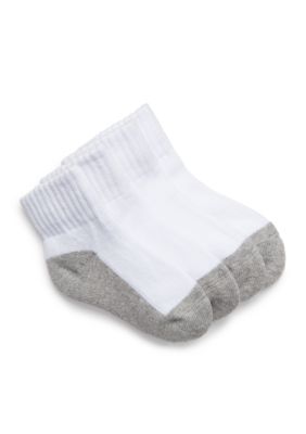 Nursery Rhyme 2-Pack Seamless Quarter Cushion Socks