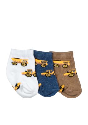 Nursery Rhyme 3Pk Construction Sock Set