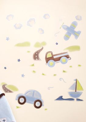 Carter's Mosaic Transport Wall Decals Set