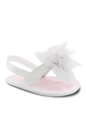 Nursery Rhyme Glitter Thong Crib Sandal